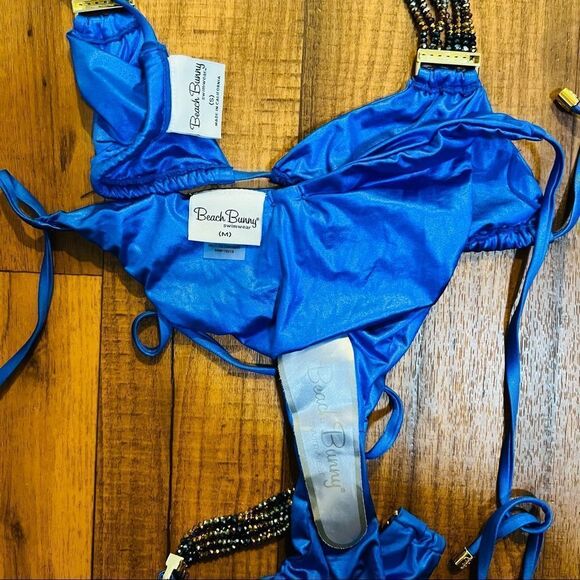 NWOT Beach Bunny | Out Of Your League Embellished Two Piece Bikini - Picture 12 of 16